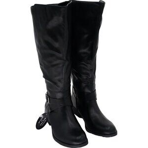 Style Co Womens Riding Boots Wide Calf Black - Women's US 10.5M